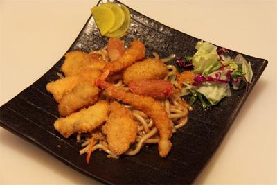 Seafood Yakiudon